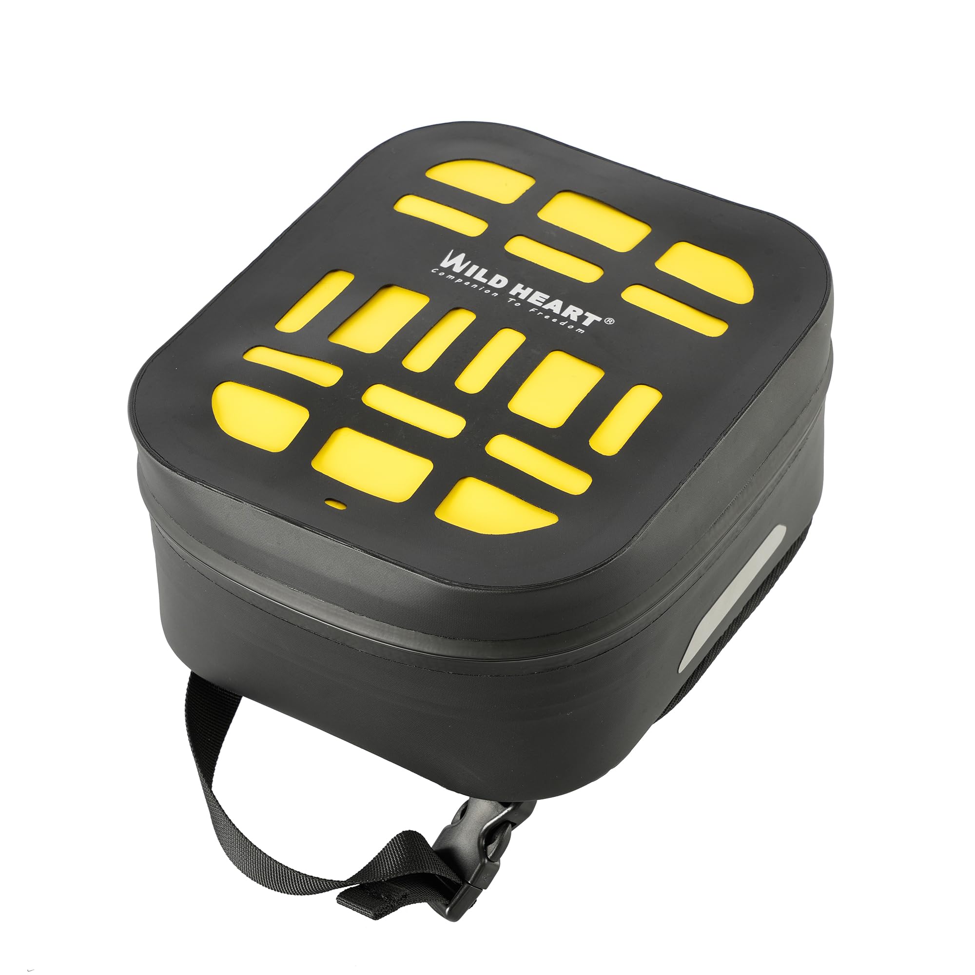 

WILD HEART Многофункциональная подвесная мотоциклетная водонепроницаемая быстросъемная сумка-подсумок для топлива, для улицы, для оказания первой помощи, сумка, (Полый желтый)