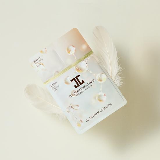 [Nutritious Elasticity] Jayjun Collagen Skin Fit Mask Pack N 1 sheet,Korean mask pack