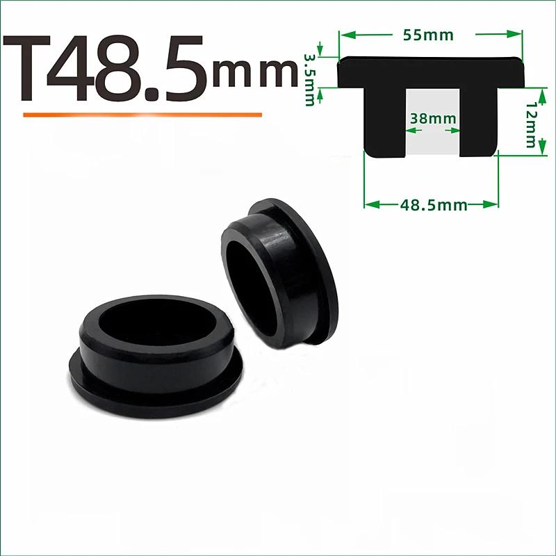 Schwarzer Silikonstopfen Ø 6mm-81,3mm Runde Staubdichte Dichtkappe Hitzebeständiger Silikon-Lochstopfen Dichtungs-Endkappe Schutzhülle