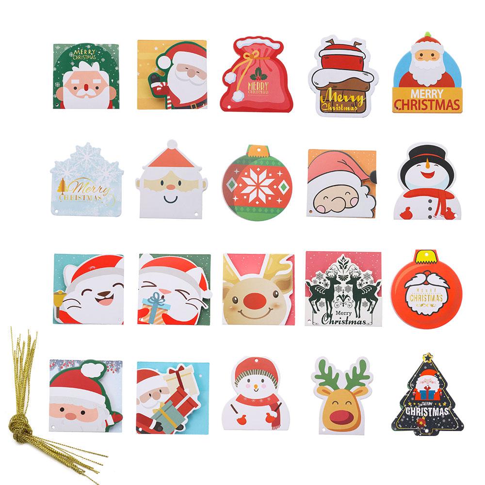 

for Party Santa Claus Anniversary Postcard Blessing Greeting Cards Xmas Party Decor Postcard Gift Cards