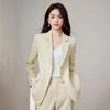 Women's Professional Suit Set with Straight Pants