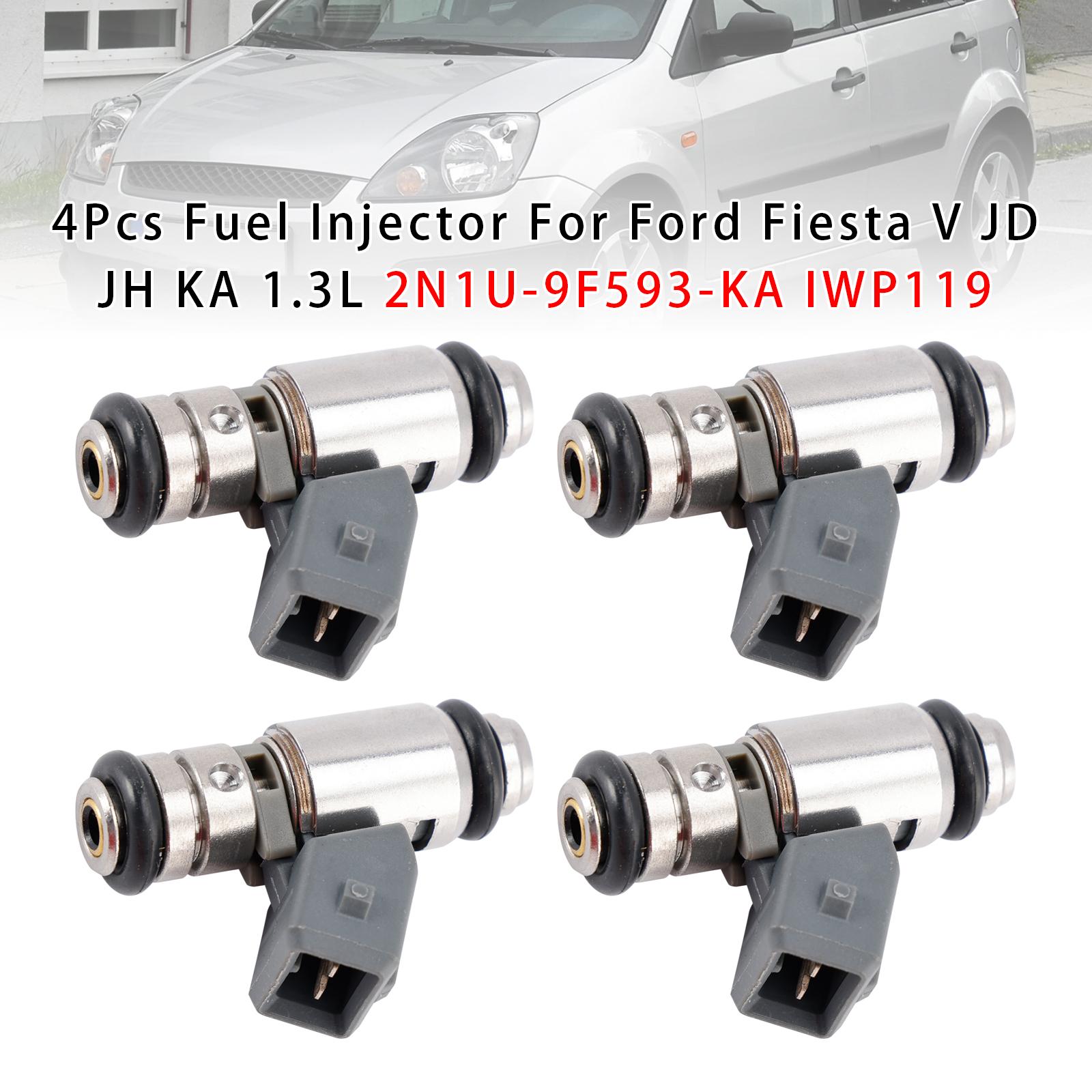 

4Pcs Fuel Injector For Ford Fiesta V JD JH KA 1.3L 2N1U-9F593-KA IWP119