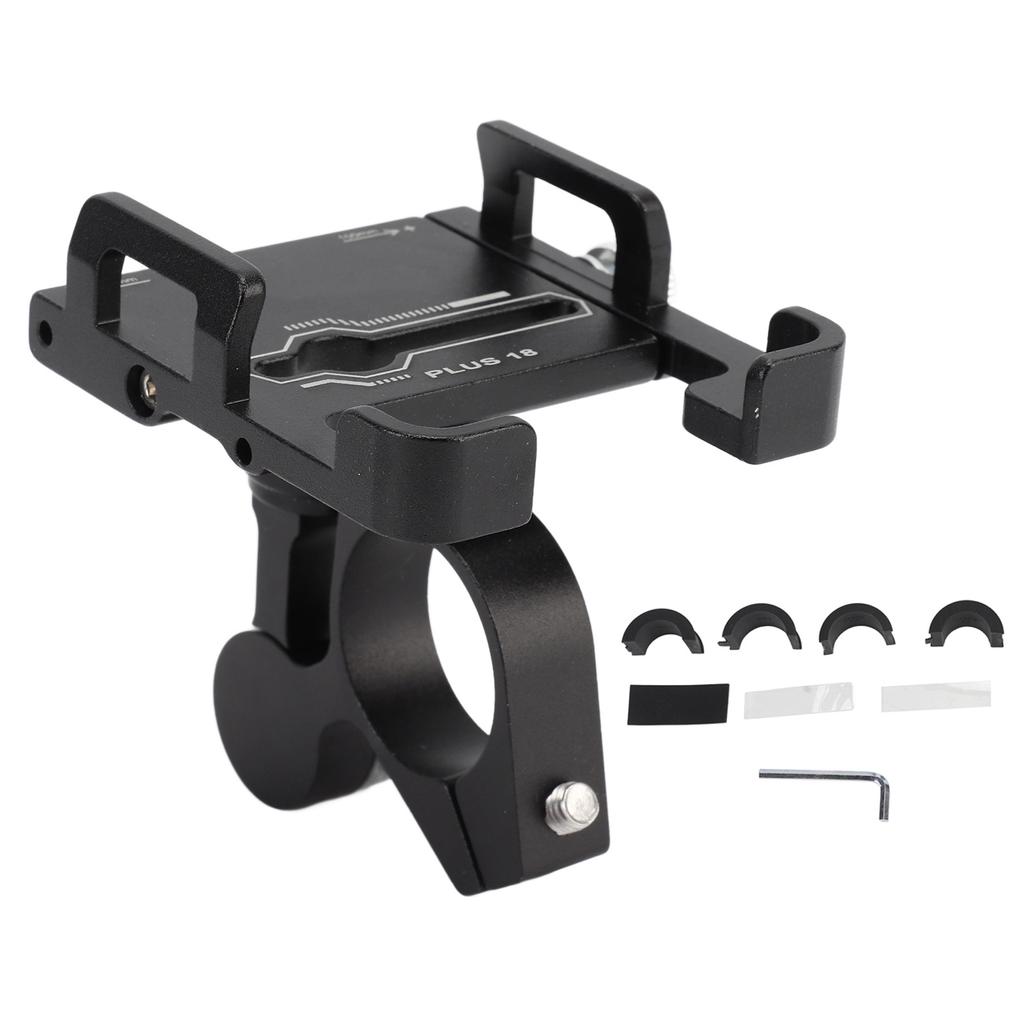 Sykkeltelefonholder Aluminiumslegering Roterende Motorsykkeltelefonholder for Sykkel Motorsykkel