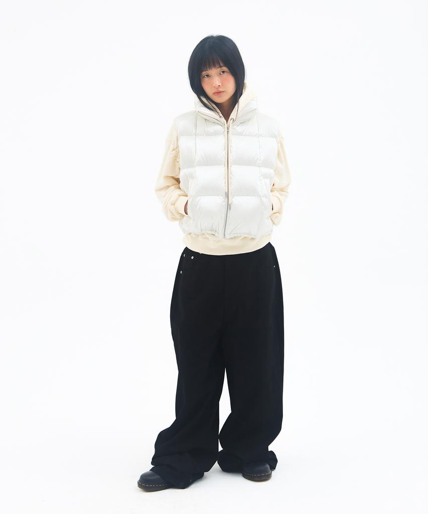 Ames-Worldwide Ames Padding Vest Ivory