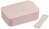 Skater Lacquered Lunch with Inner and Smoke Made In Japan (NLP5-A) Single-Tier Box, 500ml, Belt, Pink,