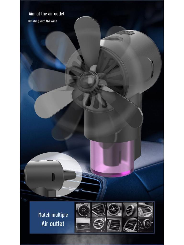 Smart Car Aroma Diffuser: Automatic Start-Stop Air Freshener & High-End Interior Ornament