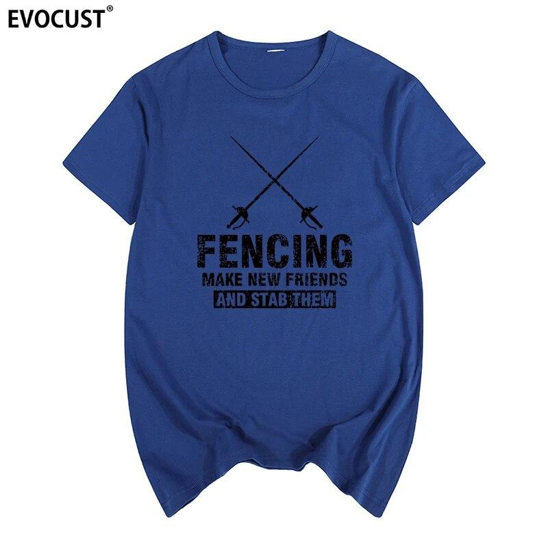 Fechten neue Freunde T-Shirt Baumwolle Unisex T-Shirt Neues TEE T-SHIRT Damen