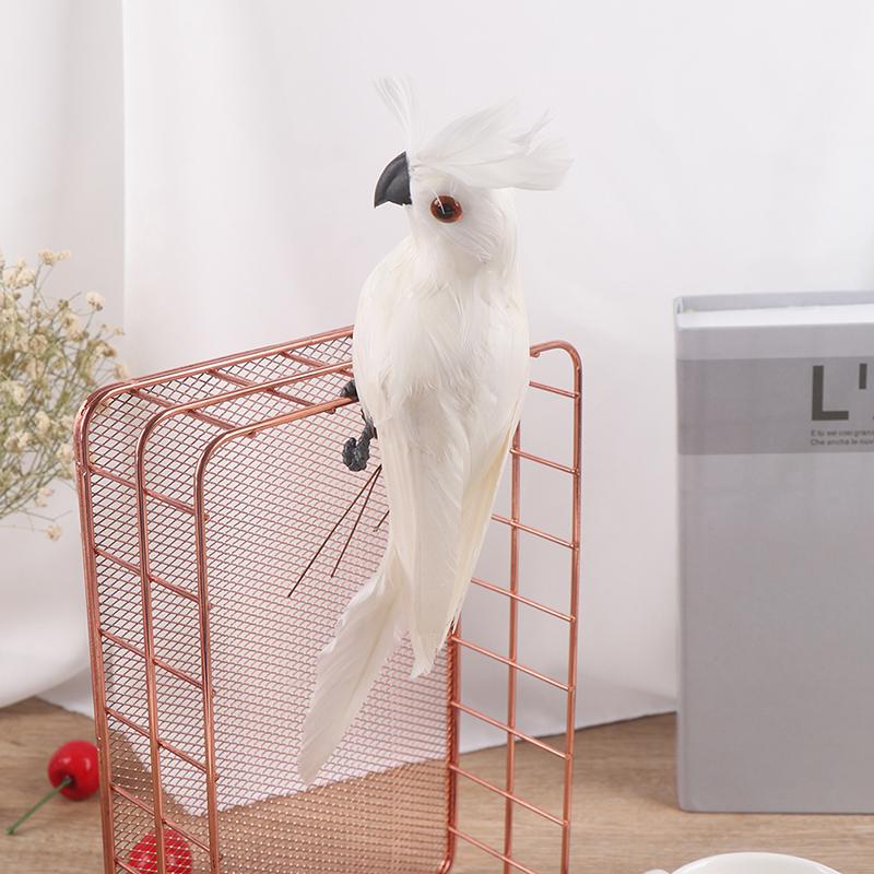 1PCS Parrot Artificial Birds Fake Foam Animal Simulation Feather Birds Models DIY Wedding Home Garden Ornament Decoration