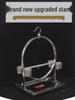 Stainless Steel Bird Stand with Ankle Chain for Large Parrots and Cockatiels