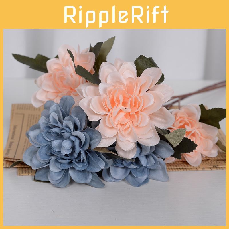 Simulated Plants Dahlia Wedding Hotel Restaurant Desktop Decoration Props