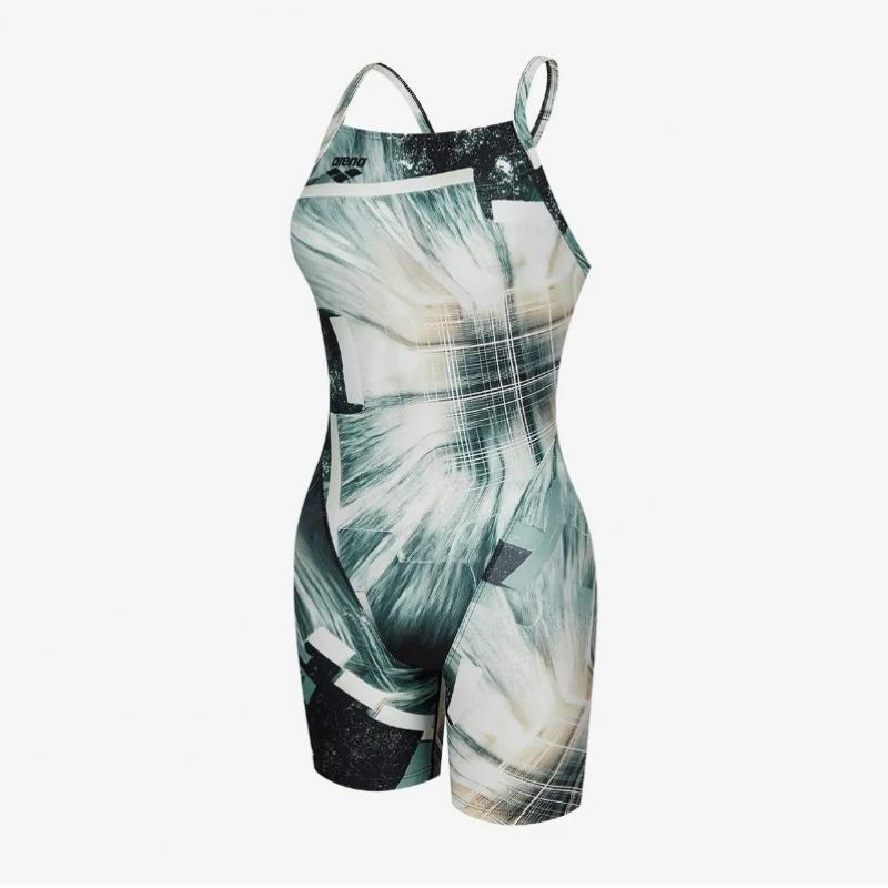 Arena Women S 3 4 Bathing Drop Back  a6Sl1lh05 Blk 