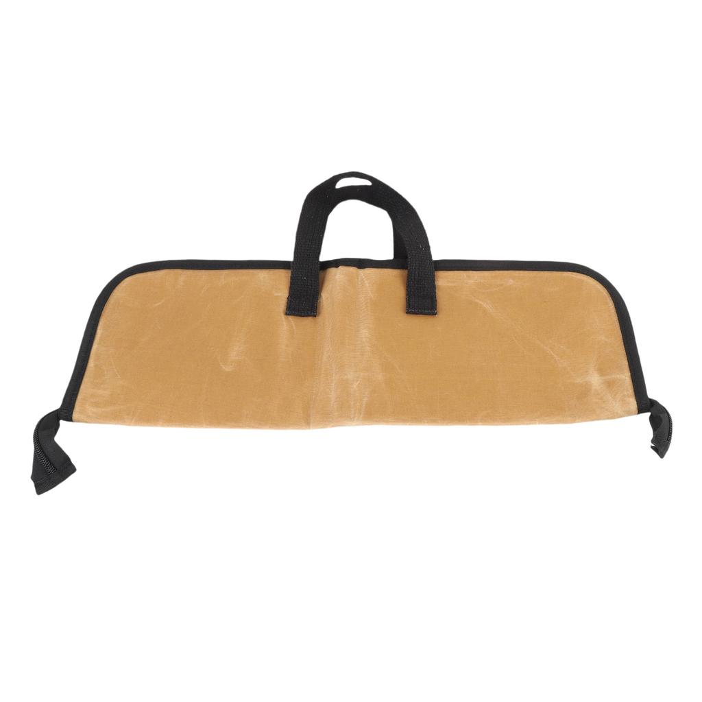 Kochwerkzeug-Aufbewahrungstasche Canvas Tragbar Gabelhalter Kochwerkzeug-Wickeltasche Tragetasche mit Griff für