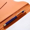 With Pen Holder PU Leather Writing Clip Metal Board Clip Document Organizer  Office
