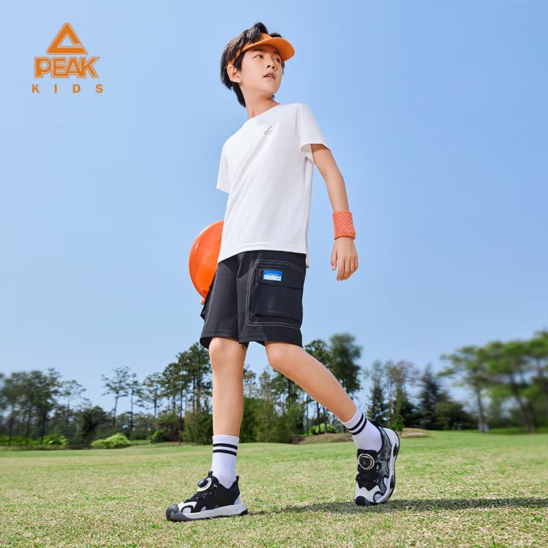PEAK Kids' Solid Color Short Sleeve T-Shirt