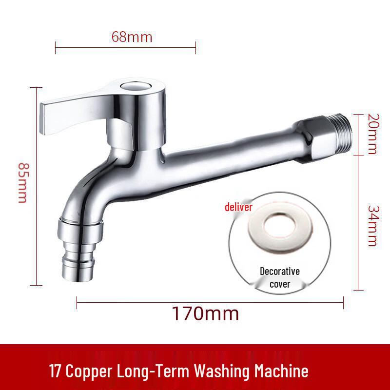 Extended Brass Mop Sink Faucet