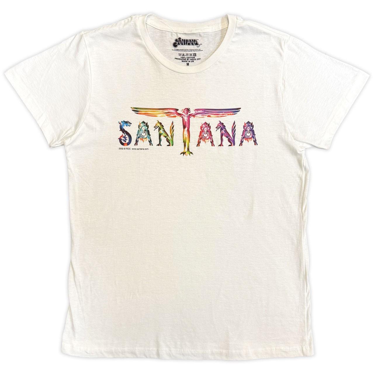Santana - Angel Wings Logo - White t-shirt XL