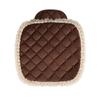 Car Cushion 1pc Plush Warm Cotton Pad Comfortable Lace Car Cushion Non-slip Breathable Car Cushion