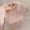 Artistic Pink Bow Phone Case Suitable for Apple Phones