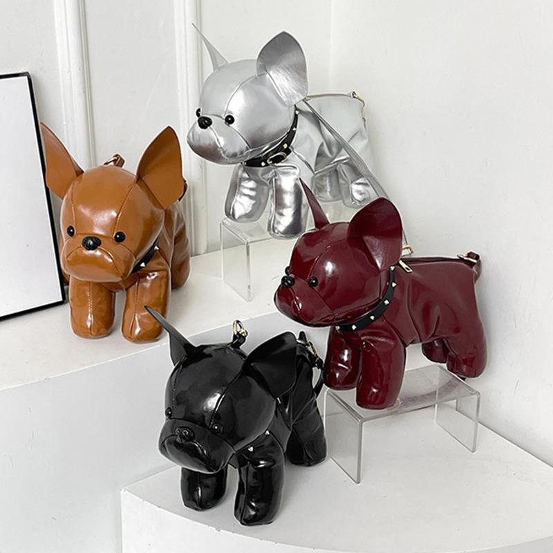 SCIONE Geantă Crossbody Păpușă Stereo Cățeluș Drăguț 2025 Nouă Originală Personalitate Păpușă Geantă de Umăr Animal PU Impermeabilă Geantă Messenger