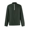 Men's Short Zip Pullover Turtleneck Long Sleeve Top