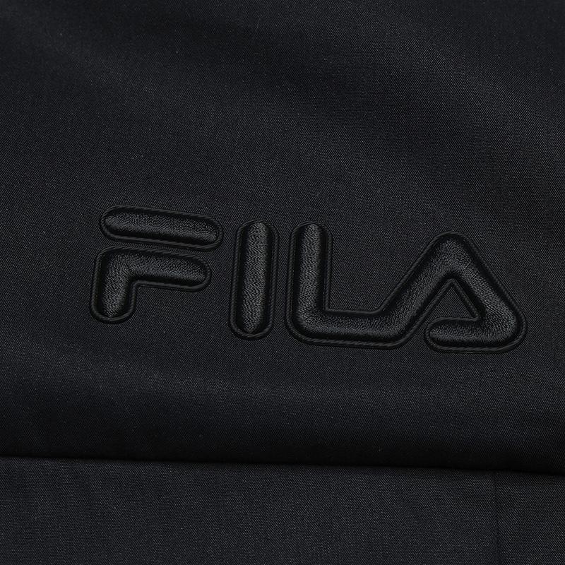 Fila Heritage Fashion Classic Simple Casual Hooded Woven Loose Jacket Men Jackets Deep-Black F61M618701FBK