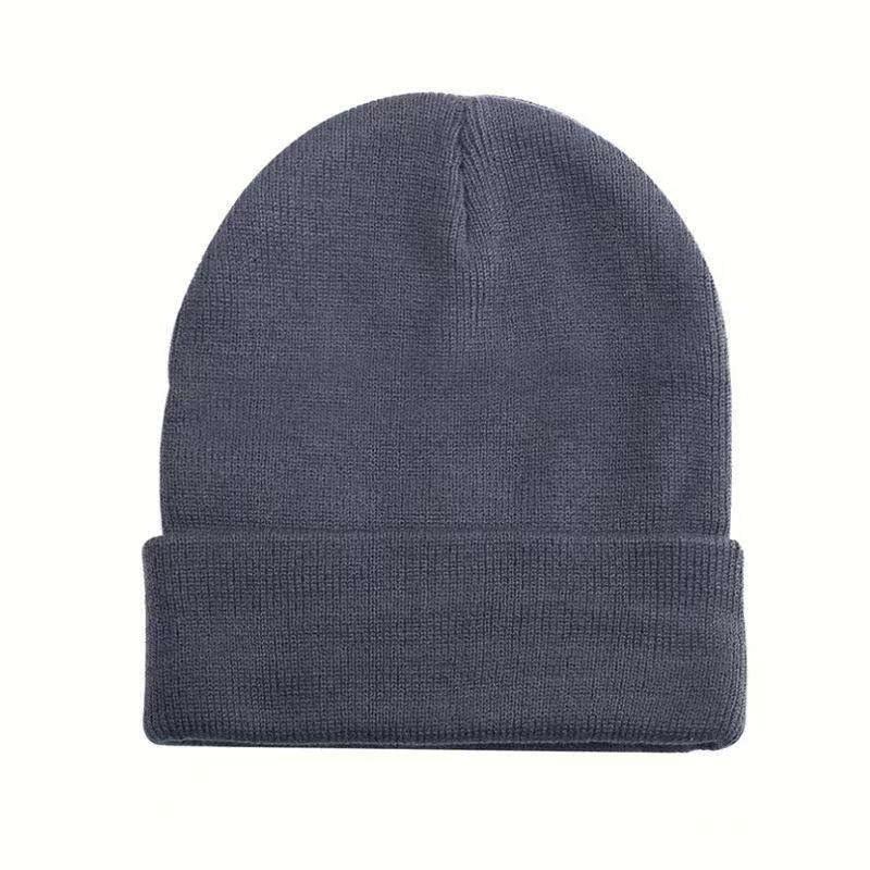 Fluorescent Knit Wool Hat: Versatile, Trendy, Solid Color for Men & Women, Perfect for Autumn & Winter. Warm Pull-On Candy Color Cold-Weather Hat.