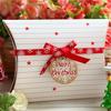 50pcs/set Baking Packaging Christmas Kraft Paper Santa Claus Tag Card for DIY Christmas Party Decor