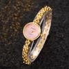 Women's Watches New Luxury Brand Alloy Crystal Women Bracelet Watch Fashion Elegant Golden Small Dial Ladies Clock Reloj Mujer