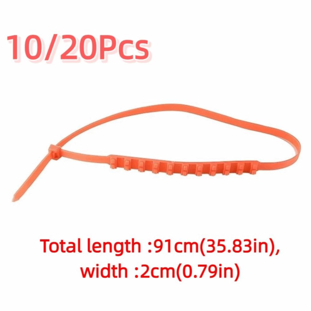 10/20Pcs Universal Car Wheels Chain Double Grooves Car Tire Strap Cable Ties Emergency