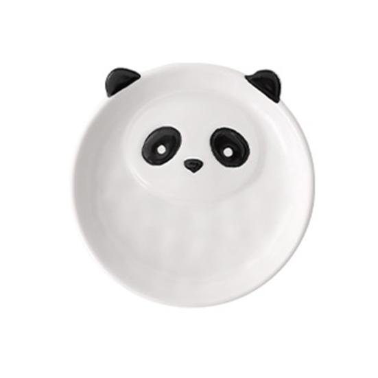 390ml Ceramic Mug Cartoon Panda Shape Large Capacity Ceramic Coffee Mug with Chinese Elements High Temperature Resistant Office Cup