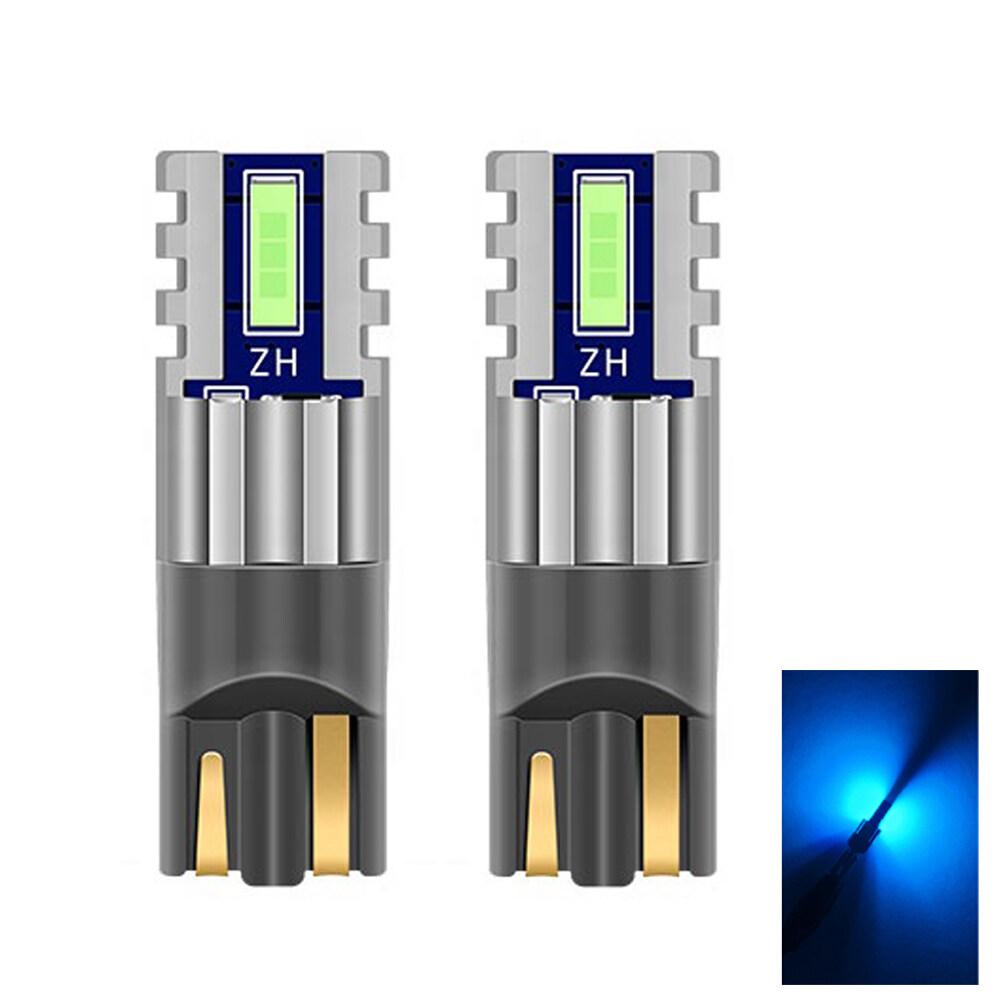 2 Pcs Super Bright T10 Canbus Error Free Car Led Headlight Park Light 1860 SMD W5W Nonpolar LED 12V 24V
