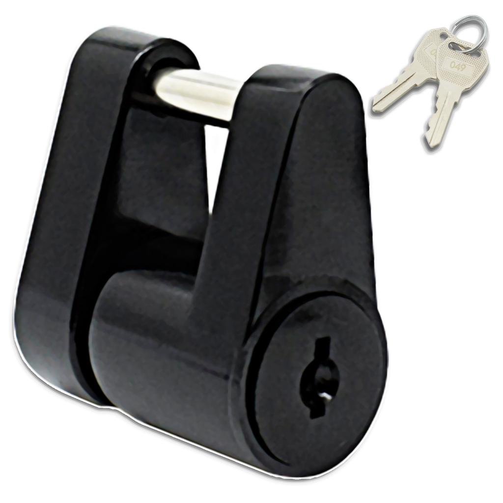 Trailer Hitch Coupler Lock Heavy-Duty Hook Lock Anti-theft Durable Trailer Coupler Padlock Repalcement Parts Security Protector