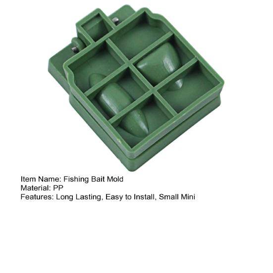 1/3Pcs Fishing Bait Molds Compact Portable Foldable Design Easy To Use Soft Plastic Lure Making Molds Fishing Accessories
