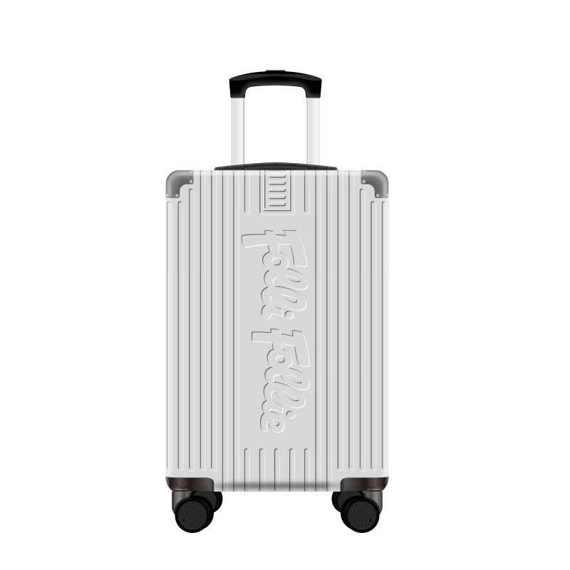 Folli Follie FF Fashion Striped Corner Suitcase 20 inch