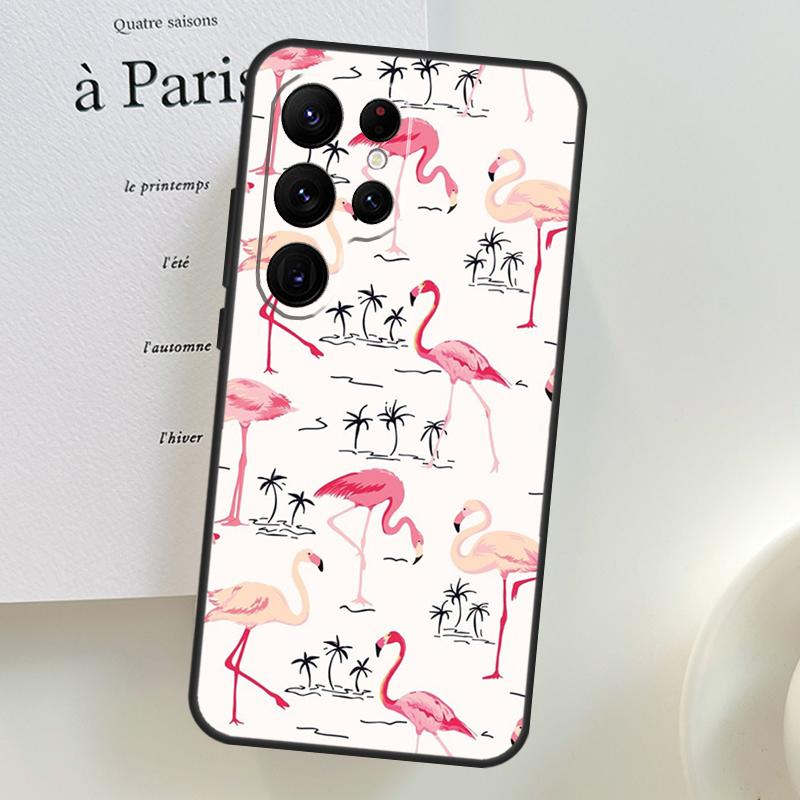 

Flamingo Bird Case For Samsung Galaxy S26 Ultra S24 S23 S22 S21 S25 Ultra S10 S20 Plus S25 FE Phone Cover Galaxy S25 FE
