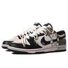 Nike Dunk Quick Dry Abrasion Resistant Balance Low top Skateboard Shoes GS Black Brown CW1590-100(TeamM-S-BOX)