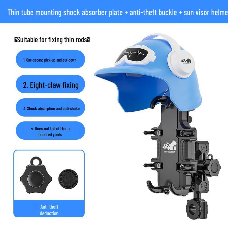 Lishi Bicycle Phone Holder with Sun Visor 1