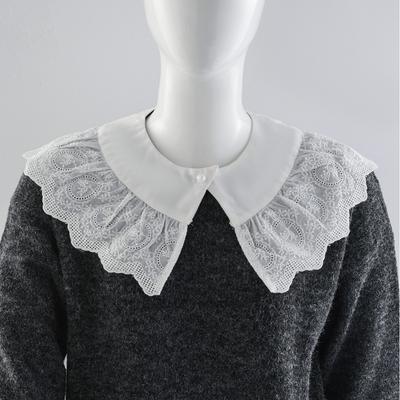Perfect Match White Shoulder Wraps Shawl For Women'S Shirt Fake Collar Blouse Detachable Collar Vintage Ladies False Blouse Collar Half Shirt