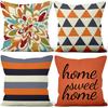 4Pcs Black White Gray Geometric Square Line Abstract Printed Pillow Cover Polyester Cushion Case 2D Flat Printing Pillowcase Now