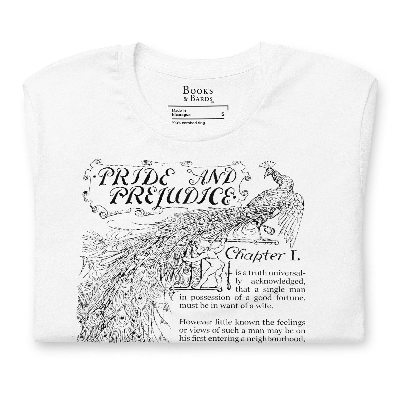 Pride & Prejudice T-Shirt | Jane Austen | Classic Books S