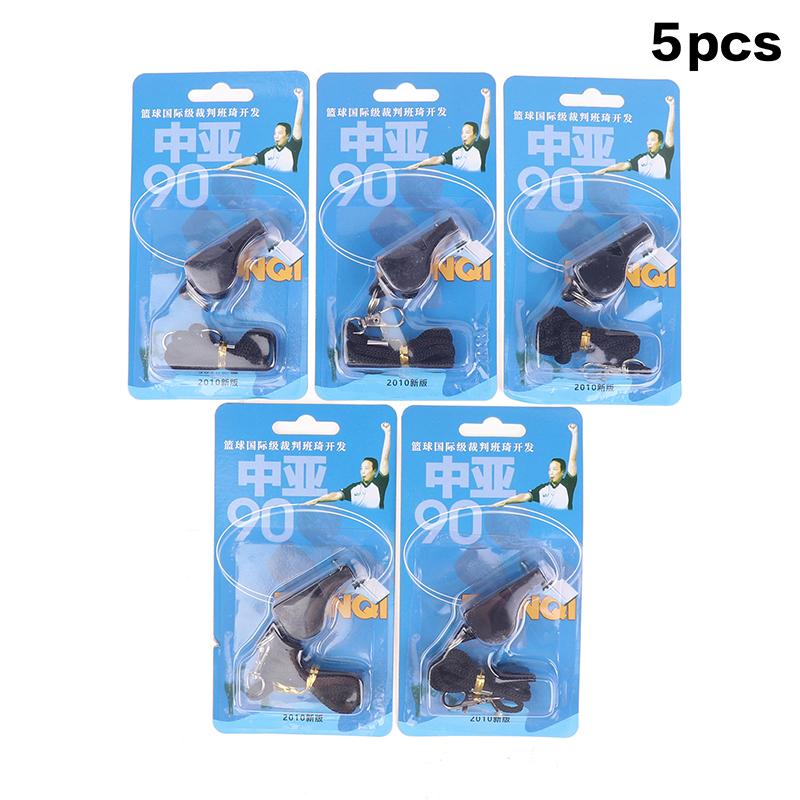 2/3/5/10Pcs Whistle Kit With Professional Lanyard Mouthguard For Basketball Soccer Volleyball Futsal And Handball Referees