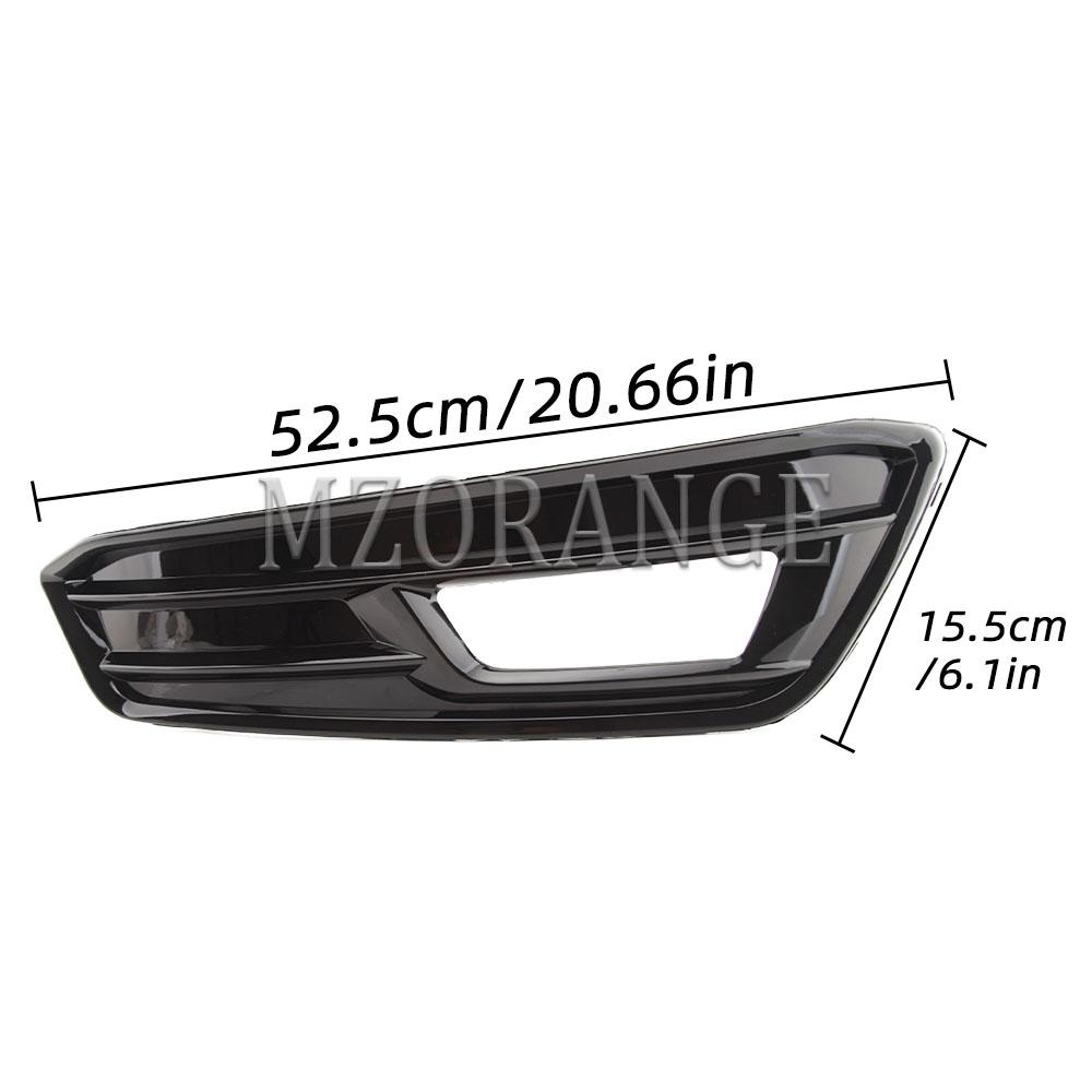 For Ford Focus ST 2015-2018 Front Bumper Fog Light Cover Grille Foglights Headlights Covers Frame Hole Car Parts Accessories
