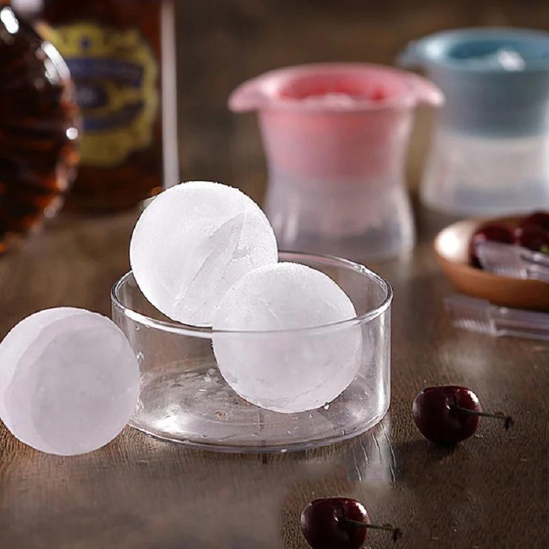 1 stücke Silikon Ball Runde Eis Gitter Form Flüssigkeit Eimer Haushalt Küche Werkzeuge für Runde Whisky Ball Eis Cube Schleifen Werkzeug