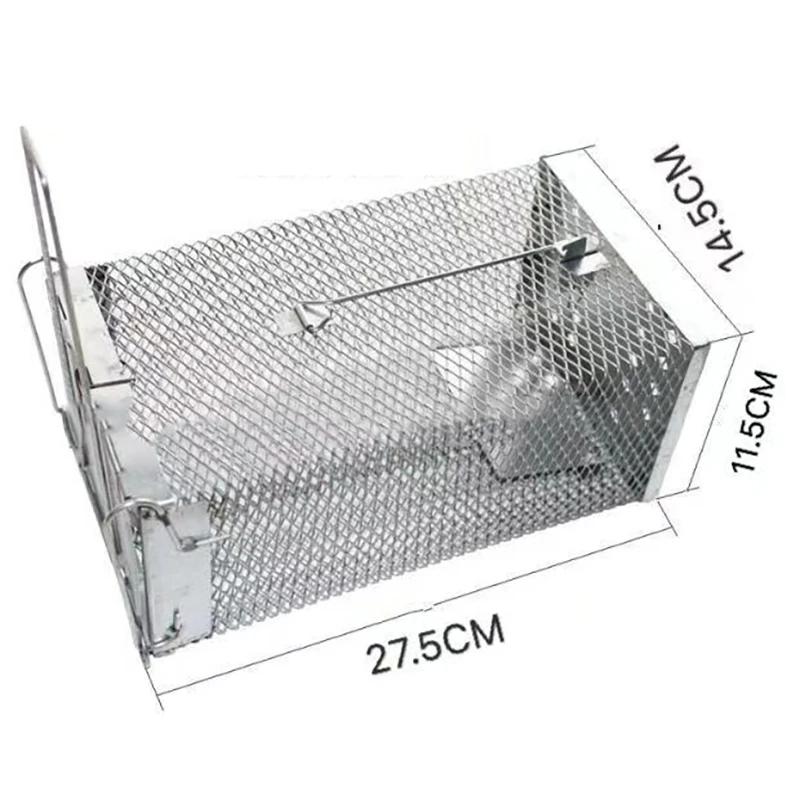 Nager vertreiben mit automatischem Metallkäfig; Effektive Rattenbekämpfung für große Ratten in Wohnbereichen