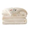 Class A All Season Quilt, Thickened Quilt Insert with Raw Cotton & Soybean Fiber, Warm Bedding for Bedroom & Student Dormitory