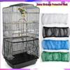 Parrot Birdcage Splash-Proof Mesh Cover: Anti-Feather, Anti-Food Scatter, Fits Square & Round Cages.