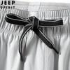 JEEP SPIRIT Men's Straight-Leg Elastic Waist Casual Pants