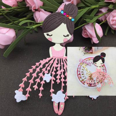 Danse Ballet fille matrices de découpe en métal album à faire soi-même faisant des cartes Album pochoir