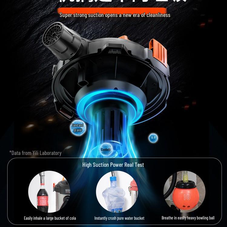 Yili High-Power Handheld Vacuum Cleaner for Home, Industrial, and Commercial Use