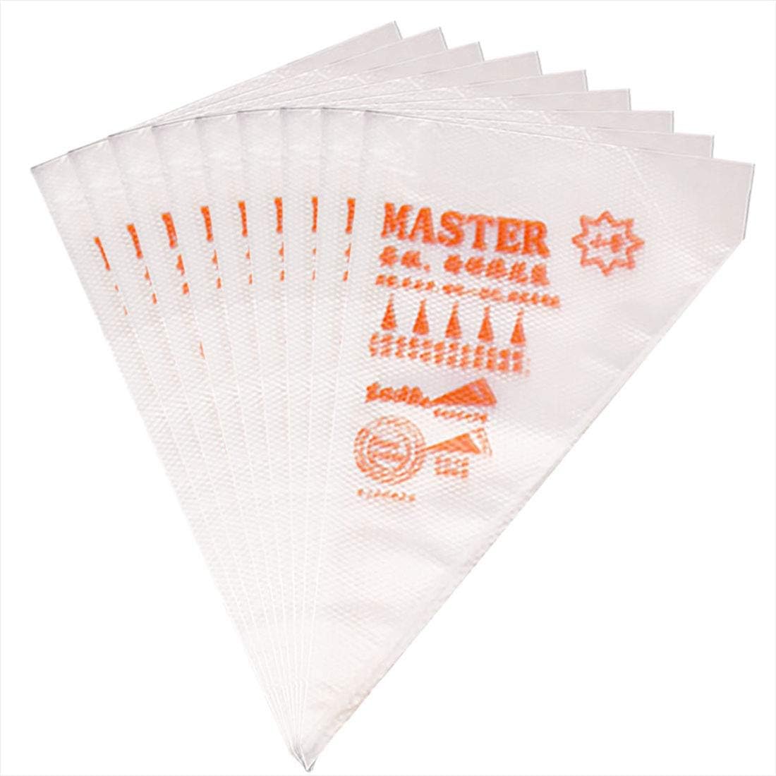 Large Thickened 100Pcs Disposable Tipless Piping Bags and Bag Royal Icing Pastry Bags for Cookies Decorating Cupcake